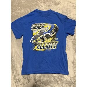 Hendrick Motorsports T-Shirt Mens M Blue Chase Elliott Nascar Racing Graphic